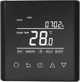 Calypso - Slimme Digitale WIFI Thermostaat - Voor Vloerverwarming of Elektrisch Infrarood Paneel - Zwart — thumbnail 1
