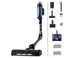 Rowenta X-Force Flex 9.60 Aqua RH20C7 - Steelstofzuiger - Draadloos - 100 Airwatt - Flexibele Buis - Met dweilfunctie - 45 min. gebruikstijd - LED verlichting zuigmond