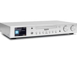 TechniSat DIGITRADIO 143 CD (V3) - HiFi-tuner, internetradio (DAB+, FM, Wi-Fi audio-streaming functie, Bluetooth, Spotify Connect, CD-speler, app-bediening, afstandsbediening