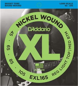 D'Addario EXL165 Nickel Wound Bassnaren (45-105) — thumbnail 1