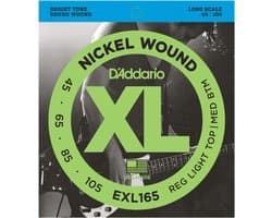 D'Addario EXL165 Nickel Wound Bassnaren (45-105)