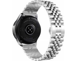 By Qubix - Geschikt voor Garmin bandje - Stalen band - Zilver - Geschikt voor Garmin Vivoactive 6 / Vivoactive 5 / Vivoactive 3 - Smartwatch bandje 20mm