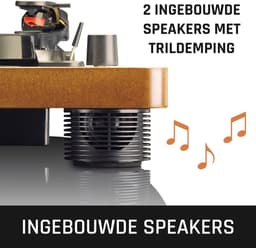 Lenco Platenspeler - Ingebouwde Speakers - Auto-stop - USB encoding - LS-50WD - Hout — thumbnail 3
