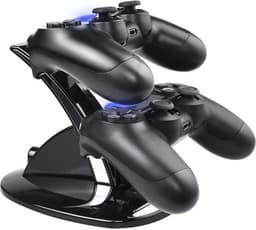 Creartix - Dubbel Dock Lader Voor Controller PS4 PS4 Slim PS4 Pro - Charger Controller PS4 - Laadstation PS4 — thumbnail 1
