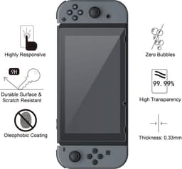 9H Tempered Glass Screen Protector - Geschikt voor Nintendo Switch — thumbnail 3