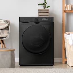 Inventum VWM9010B - Wasmachine - 9kg - 14 programma's - 1400 toeren - Energieklasse A-40% - Steam Clean - Zwart — thumbnail 3