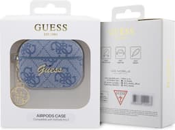 Guess 4G PU Leather Case - Apple Airpods Pro 2 (2e gen) - Blauw — thumbnail 2