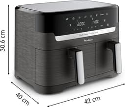 Moulinex Dual Easy Fry EZ905B20 - Dubbele Airfryer - 8,3L — thumbnail 9