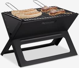 Draagbare opvouwbare barbecue -BBQ-Houtskoolbarbecue — thumbnail 1