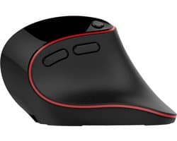 Draadloze Verticale Ergonomische Muis Computer PC Laptop - 2400 DPI - RGB - Zwart