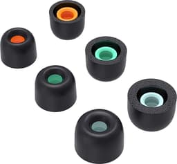 Ibley QuietSeal foam tips voor Sony WF-1000XM5/XM4/XM3 zwart - Foam Earplug - S/M/L formaat - 3 paar - 3 maten — thumbnail 1