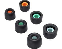 Ibley QuietSeal foam tips voor Sony WF-1000XM5/XM4/XM3 zwart - Foam Earplug - S/M/L formaat - 3 paar - 3 maten