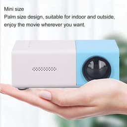 Mini Beamer - Input tot 1080P - Projector - Mini Projector - HDMI - USB - Wit / Blauw - Smartphone - Draagbaar - Ingebouwde speaker — thumbnail 3