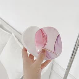 MY PROTECT - Siliconen Marmer Cover Case geschikt voor Airpods Max - Roze — thumbnail 3