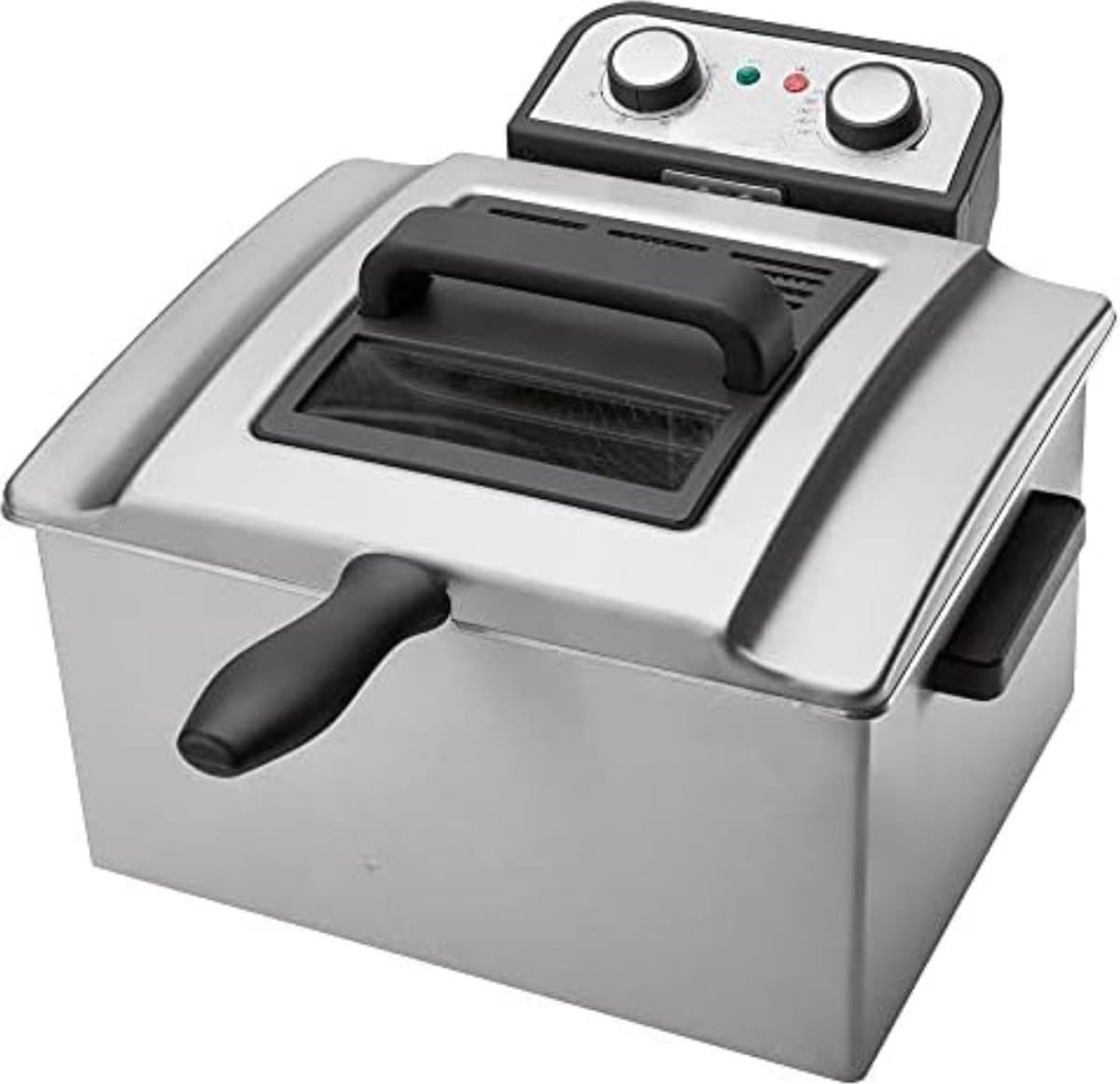 Dubbele Friteuse met 5 Liter Capaciteit en 3 Frituurmanden — afbeelding 1