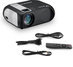 Beamer met afstandsbediening, 1080P Ondersteund LED Wifi projector met luidspreker 16:9 — thumbnail 5