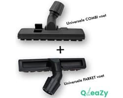 Luxe COMBI & PARKET borstel Geschikt Voor Numatic/Miele/Philips en vele andere Stofzuigers - Stofzuiger Mondstuk Borstel Voet Zuigmond - Parketzuigmond Voor Harde Vloeren/Laminaat/Parket/Marmer - Parketvoet Met Wielen & Zachte Haren - Stofzuigermond