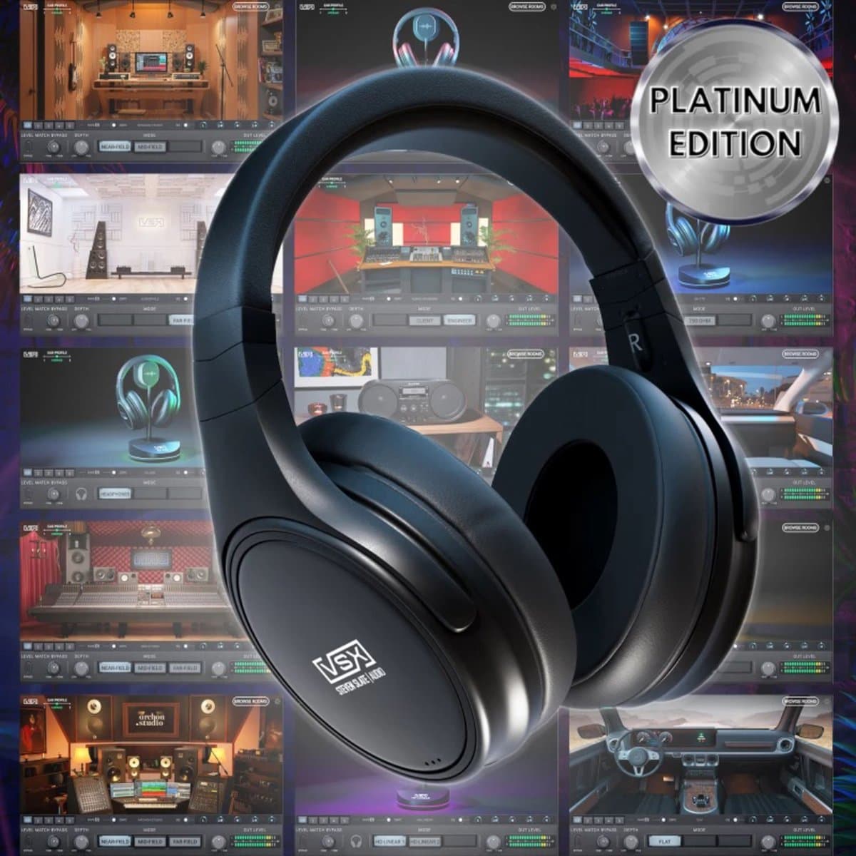 Steven Slate Audio VSX Platinum Edition - Gesloten koptelefoon — afbeelding 1