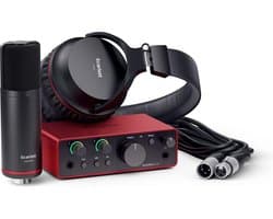 Focusrite Scarlett Solo Studio 4th Gen - Complete Opnameset voor Songwriter - Interface + CM25 MkIII Microfoon + HP60 MkIII Hoofdtelefoon