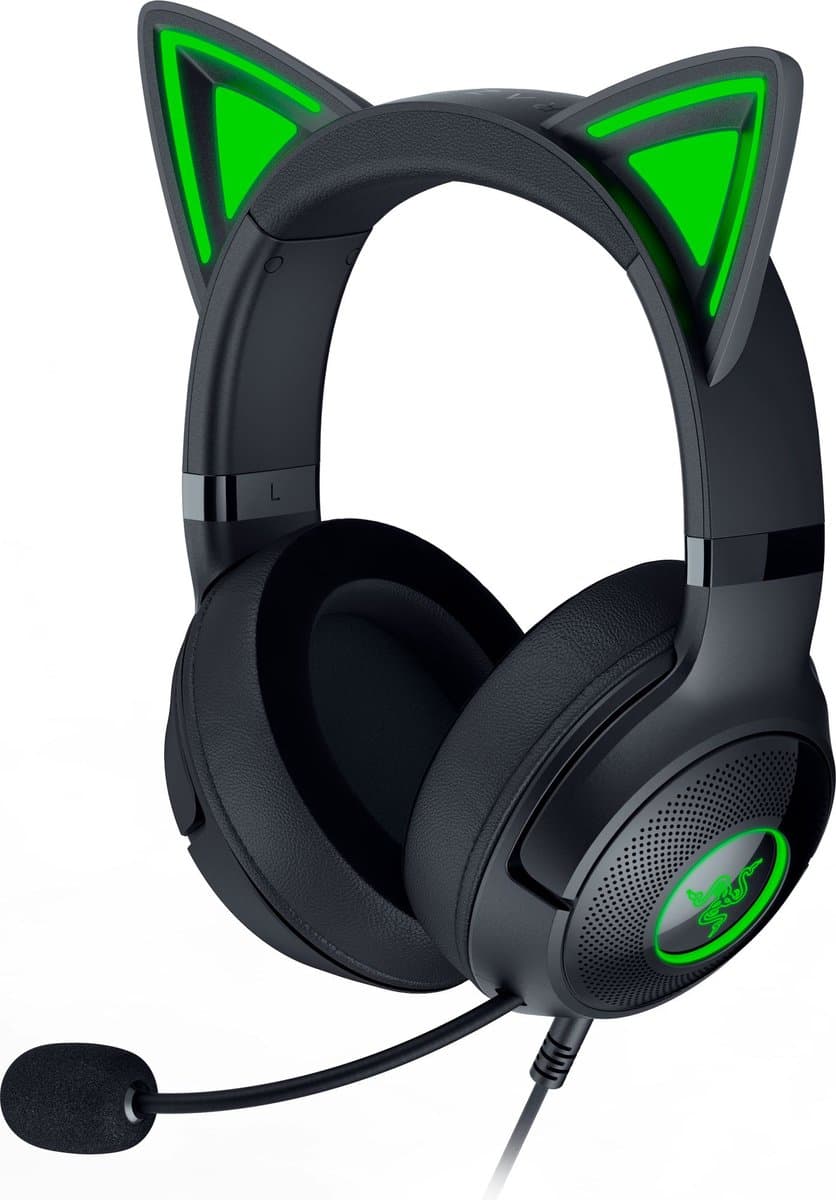 Razer Kraken Kitty V2 - Gaming Headset - 7.1 Surround - RGB - Zwart — afbeelding 1