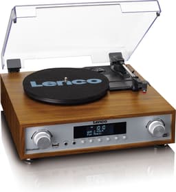 Lenco Platenspeler - Stereoset met DAB en Bluetooth - MC-160WD - Hout — thumbnail 2