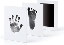 Baby afdruk kaartje - Rood — thumbnail 1
