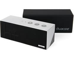 Divacore Ktulu II+ - NFC - Bluetooth speaker - Powerbank - 35uur speeltijd - Zilver