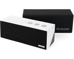 Divacore Ktulu II+ - NFC - Bluetooth speaker - Powerbank - 35uur speeltijd - Wit