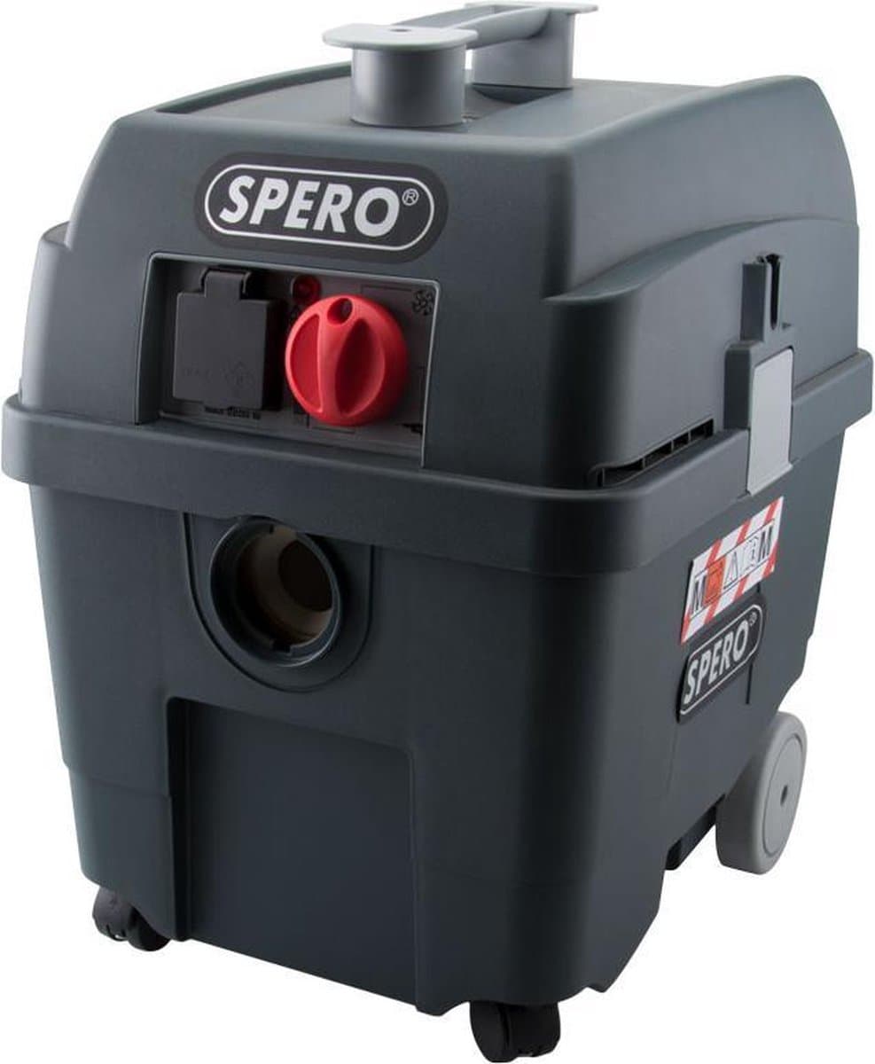 SPERO - Bouwstofzuiger - 1400Watt - 25 liter - M-klasse + Stangenset - Nat & droog stofzuiger - Gereedschapszuiger - Alleszuiger — afbeelding 1