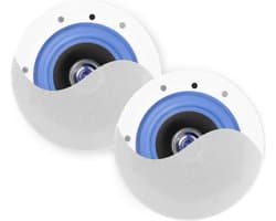 Inbouw speaker (set van 2) - Power Dynamics ESCS5 plafond speaker low profile - 40W - 5.25 inch