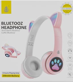 M.TK Draadloze Koptelefoon voor kinderen Roze Kleur - Bluetooth Hoofdtelefoon 5 uur ononderbroken speeltijd - Kinder Hoofdtelefoon-Draadloze Koptelefoon - Roze Kleur — thumbnail 2