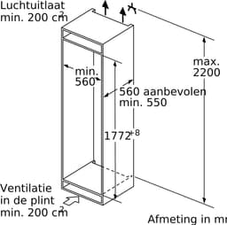 Siemens KI81RAFE0 - iQ500 - Inbouwkoelkast — thumbnail 10