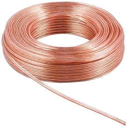 Goobay Luidsprekerkabel transparant, 25 m rol, doorsnede 2 x 2,5 mm² — thumbnail 2