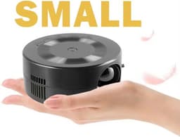 LED-projector, 1080P Draagbare Kleine Mobiele Telefoonprojector, Dezelfde Schermfunctie Als Telefoon en Tablet, Ingebouwde Luidspreker voor Thuisbioscoop voor Kinderen — thumbnail 2