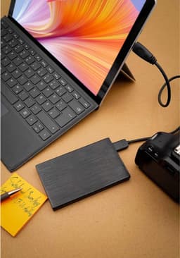 DailySupplies® Harde Schijf Extern - Draagbare - 1TB Opslag - Zwart — thumbnail 2