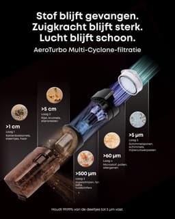 Anker eufy Stofzuiger- en Dweilrobot Omni E35, 35.000 Pa, zelfreinigende dweil, heet wassen en drogen, geen haarverstrengeling, obstakelvermijding, dierenhaar en tapijt. — thumbnail 5