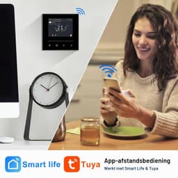 Slimme Thermostaat voor Elektrische Vloerverwarming, Digitale Programmeerbare Kamerthermostaat 16A, WiFi-elektrische verwarmingsthermostaat compatibel met Alexa, / — thumbnail 2