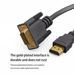 HDMI naar VGA kabel 1,8 m, Full HD 1080p converter voor monitor en beamer — thumbnail 3