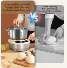 Professionele Deegkneedmachine met Fermentatiefunctie en Roestvrijstalen Behuizing — thumbnail 2