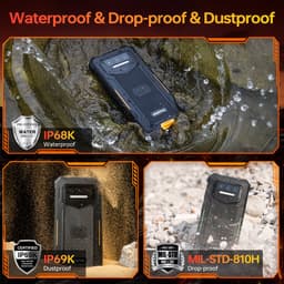 OUKITEL WP23S Smartphone 10600mAh batterij-16GB RAM-64GB ROM-13MP Camera-Android14-4G — thumbnail 2
