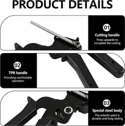 Cable Tying Gun, Metal, Tie Gun, Tension and Cutting Tools for Greenhouse, Stainless Steel Cables, Greenhouse Tools - ShopVlot — thumbnail 3