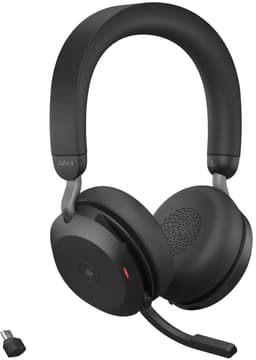 Jabra Evolve2 75 MS - Bluetooth Headset - Met Microfoon - Zwart — thumbnail 3