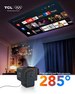Beamer Full HD 1080P – Google TV – Autofocus – Automatische Keystone – Dolby Audio – WiFi – 4K-geschikt — thumbnail 2