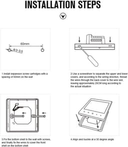 Slimme Thermostaat - Verwarmingscontroller - Energie Besparen - App Bediening - 41x86x86mm - Zwart — thumbnail 4