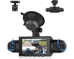 Dashcam - 4-Kanaals - 360 Graden Opname - Hoge Resolutie - Voor Auto's