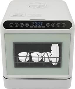 Mini Vaatwasser - Draagbare Vaatwasser - Keuken Gemak - Installatievrij - 6 Liter - Wit — thumbnail 1