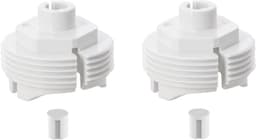 Thermostaatventiel Adapter - Koppeling - Verwarming Regelen - Gereedschapsloze Montage - M30 - Wit — thumbnail 1
