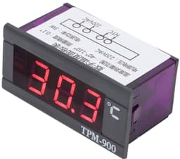 Digitale Temperatuurregelaar 220V - LED Paneel Thermostaat met Sensor voor Verwarming & Koeling — thumbnail 5