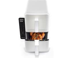 Verticale Airfryer - Heteluchtfriteuse - Gezond Frituren - Ruimtebesparend Stapelbaar - 9 Liter - Wit