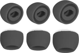Oordopjes geschikt voor Samsung Galaxy Buds Pro - Siliconen oordopjes - Ear tips - In-ear dopjes - Vervangende dopjes - 3 maten: S/M/L - Zwart - 1 set van 6 stuks - Jonyx — thumbnail 2